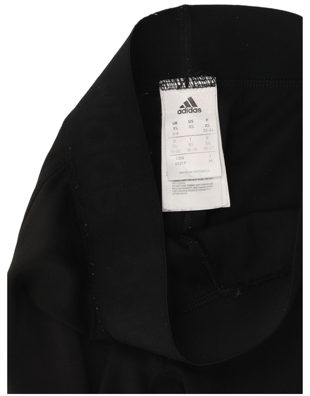 Женские леггинсы Adidas UK 4/6 XS, черные, полиэстер с цветными блоками