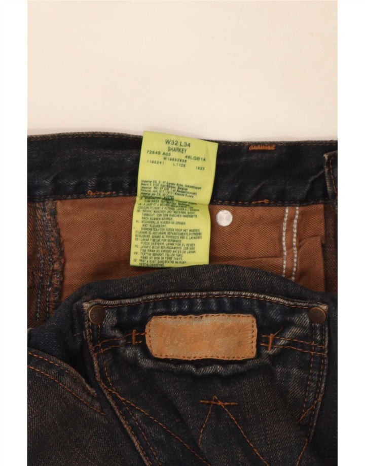 Мужские джинсы Wrangler Sharkey Bootcut W32 L34, темно-синие, хлопок