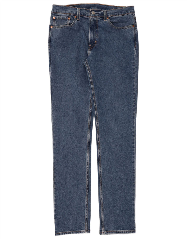 Мужские джинсы Levi's Slim 511 W32 L34 синие, хлопок