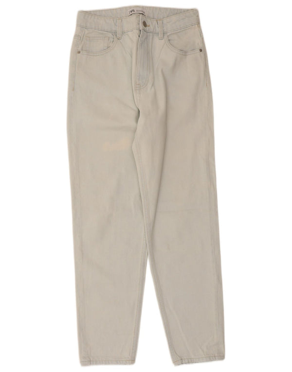 Женские зауженные джинсы Zara EU 36 XS W26 L27, синие, хлопок