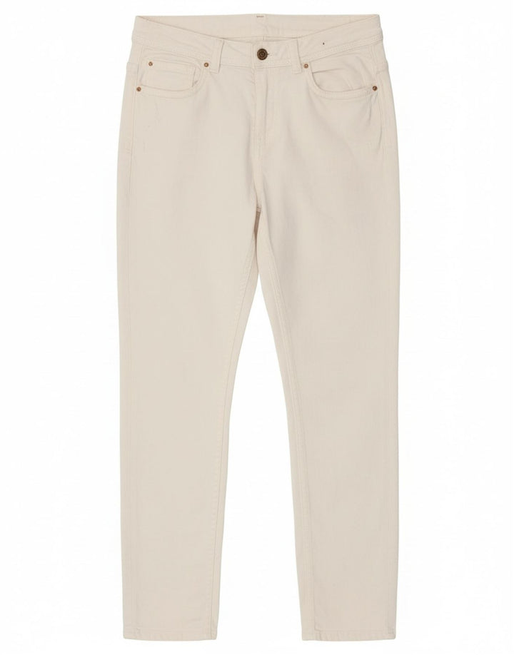 Женские укороченные джинсы скинни Zara EU 40 Medium W30 L26 Белые