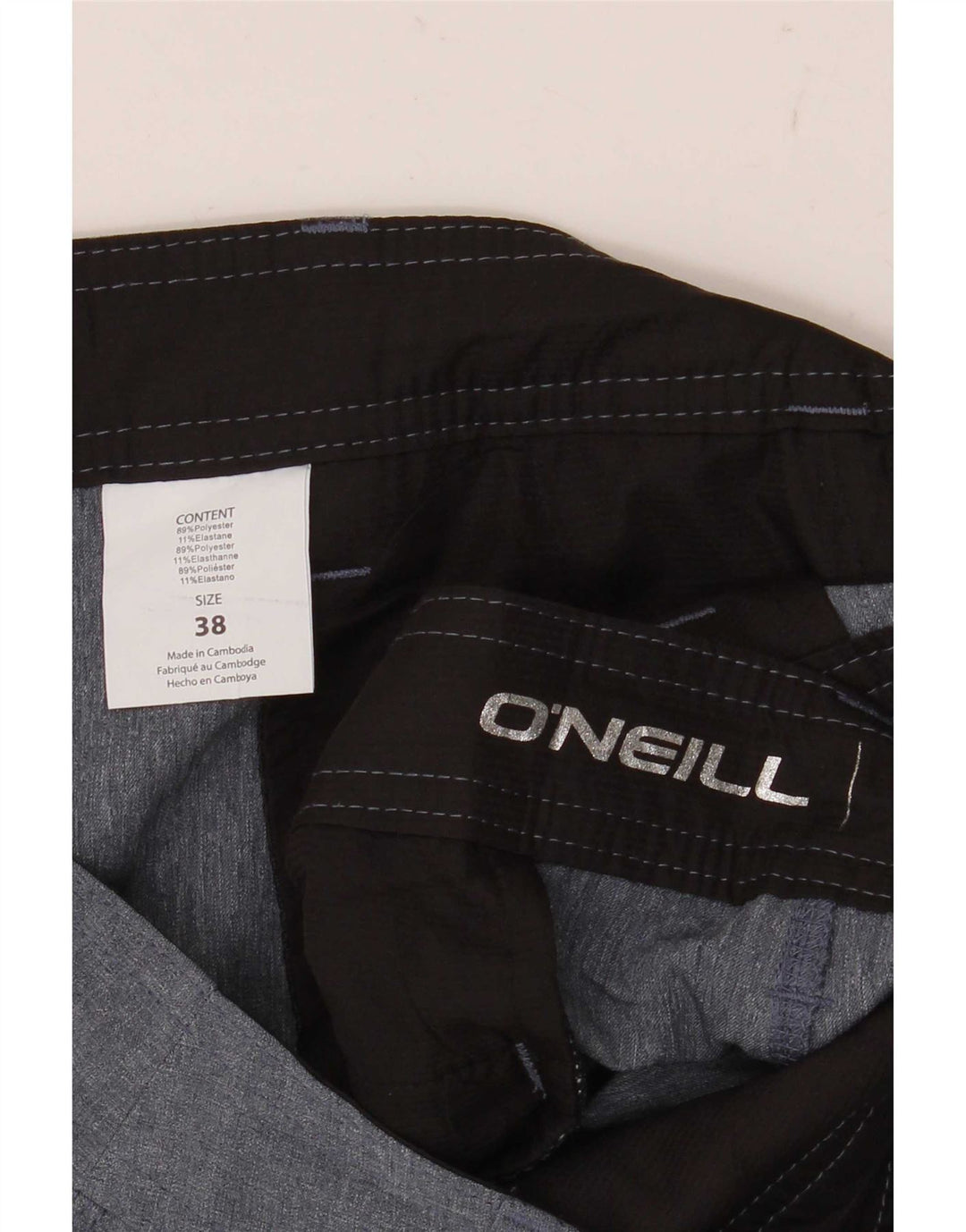 Мужские шорты чинос O'Neill W38 XL серые из полиэстера