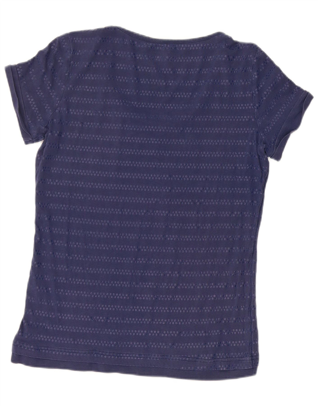 CHAMPION Womens T-Shirt Top UK 12 Medium Navy Blue