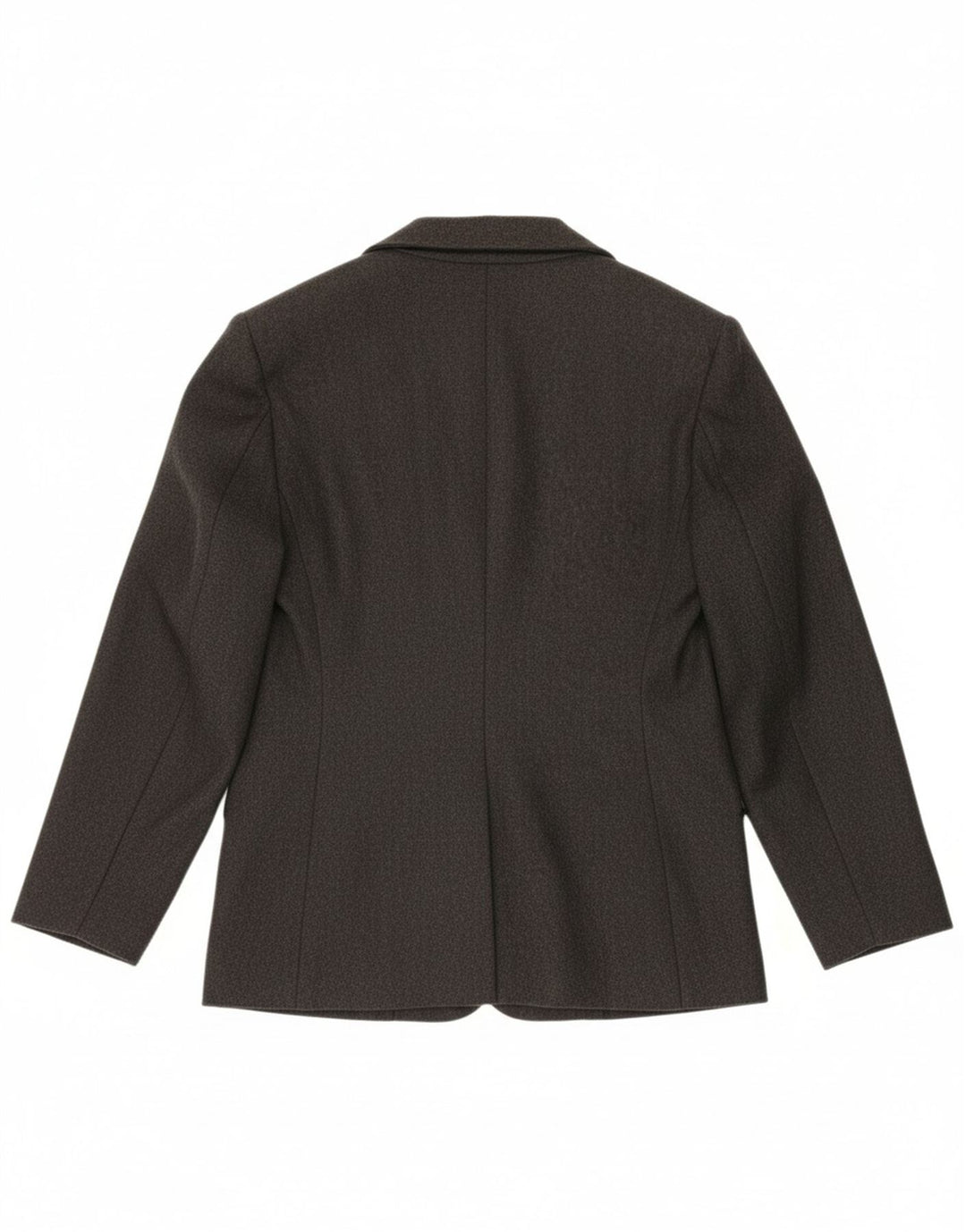 VINTAGE Womens 3 Button Blazer Jacket IT 44 Medium Grey Wool