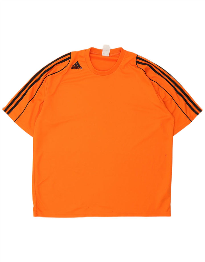Мужская футболка Adidas Climalite Top 2XL Оранжевый полиэстер