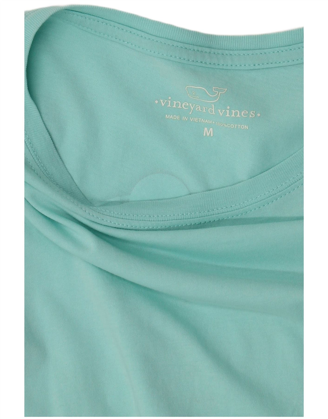 Женский топ с рисунком Vineyard Vines, длинный рукав, Великобритания, 14, средний синий хлопок