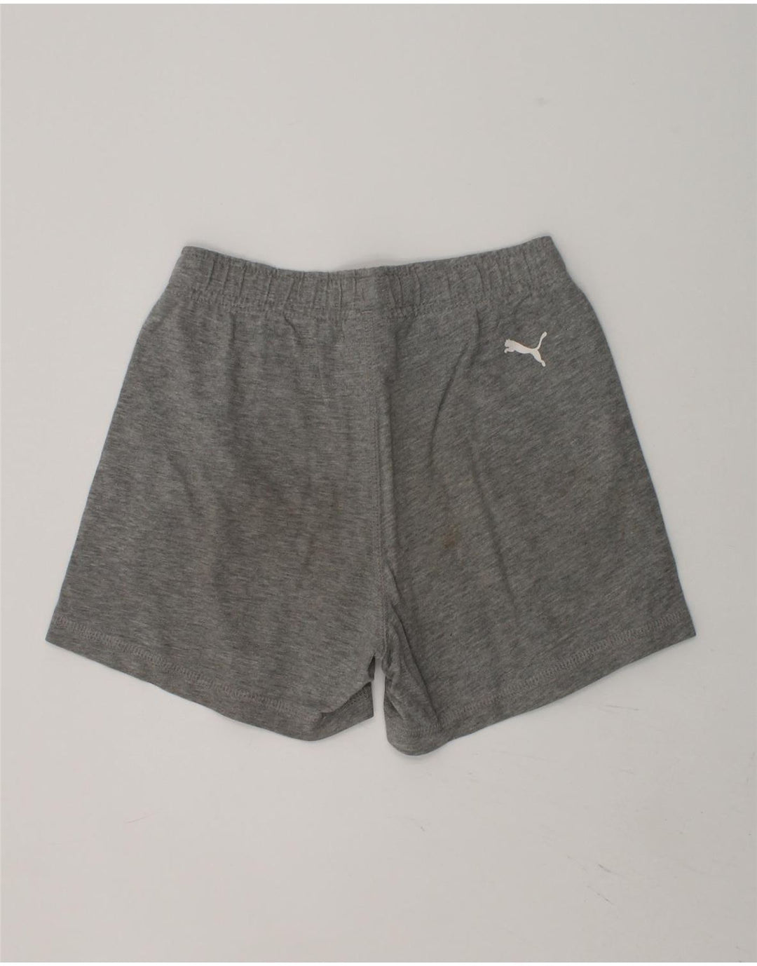 PUMA Girls Graphic Sport Shorts 5-6 Years Grey Cotton | Vintage Puma | Thrift | Second-Hand Puma | Used Clothing | Messina Hembry 