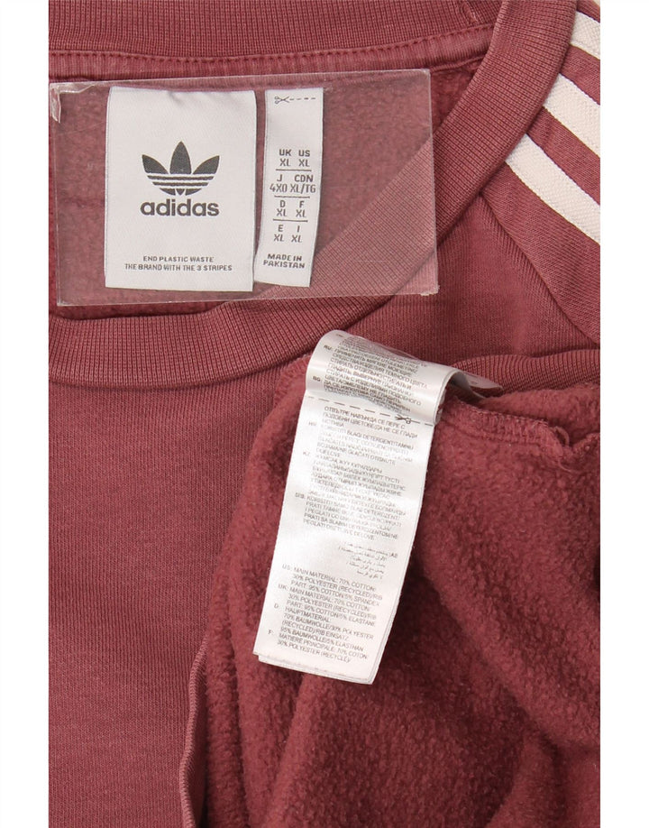 Мужской свитшот Adidas Jumper XL Темно-бордовый хлопок