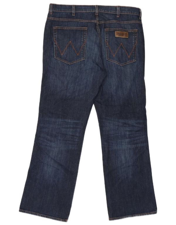 Мужские прямые джинсы Wrangler Pittsboro W38 L32, темно-синий хлопок