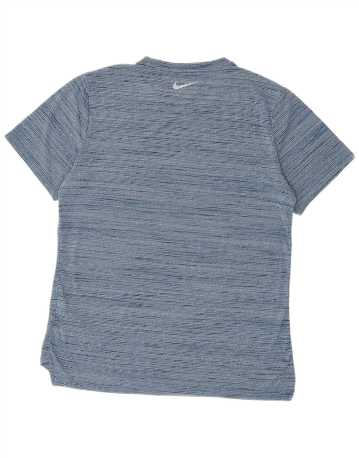 Мужская футболка Nike Dri Fit, большой синий полиэстер с крапинками