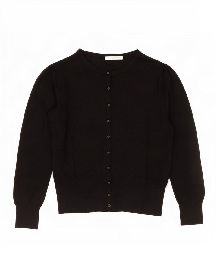 Женский кардиган Marks & Spencer UK 12, средний черный вискоза
