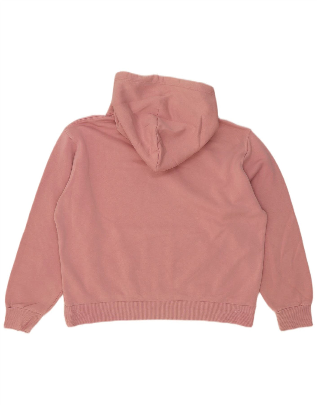 Женский джемпер с капюшоном Converse Oversized UK 14, хлопок среднего розового цвета