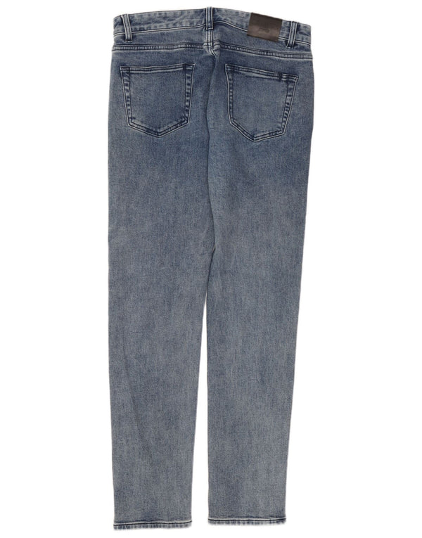 Мужские узкие джинсы Sun68 W31 L30, синий хлопок