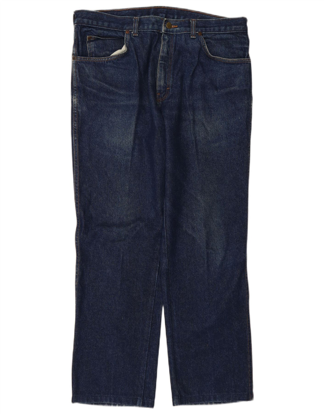 Джинсы мужские прямые WRANGLER W36 L29 темно-синие