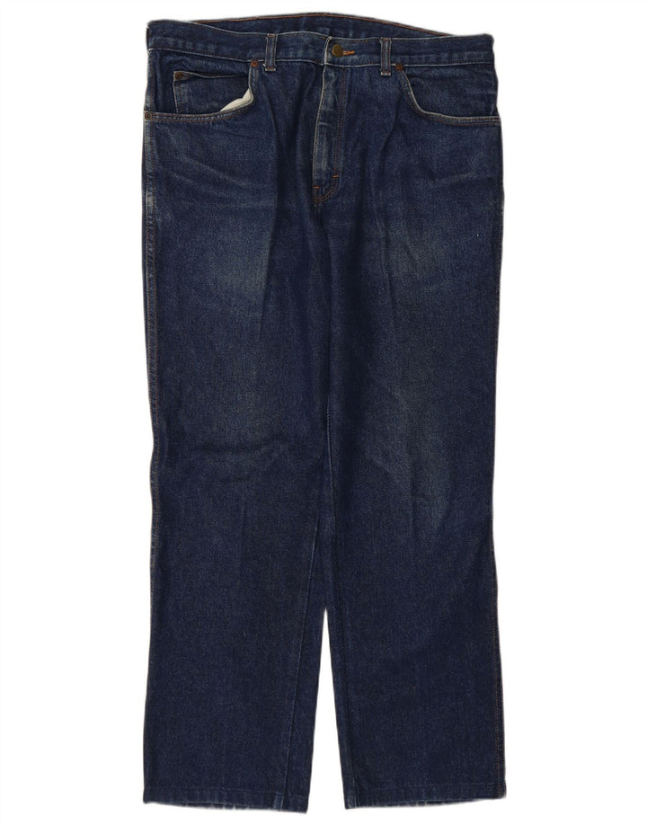Джинсы мужские прямые WRANGLER W36 L29 темно-синие