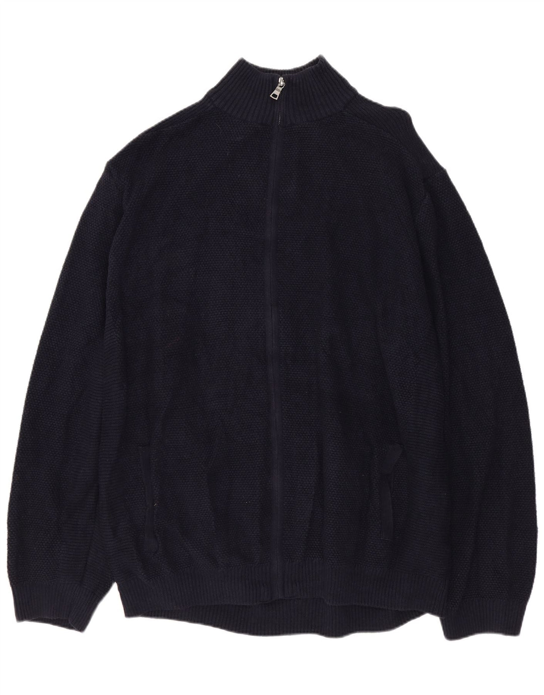 Мужской кардиган MARKS & SPENCER 2XL, темно-синий, хлопок