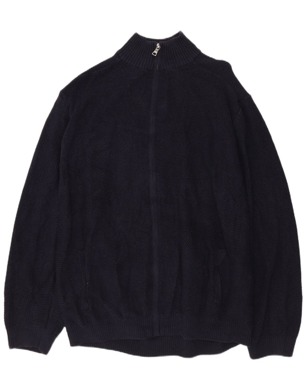 Мужской кардиган MARKS & SPENCER 2XL, темно-синий, хлопок