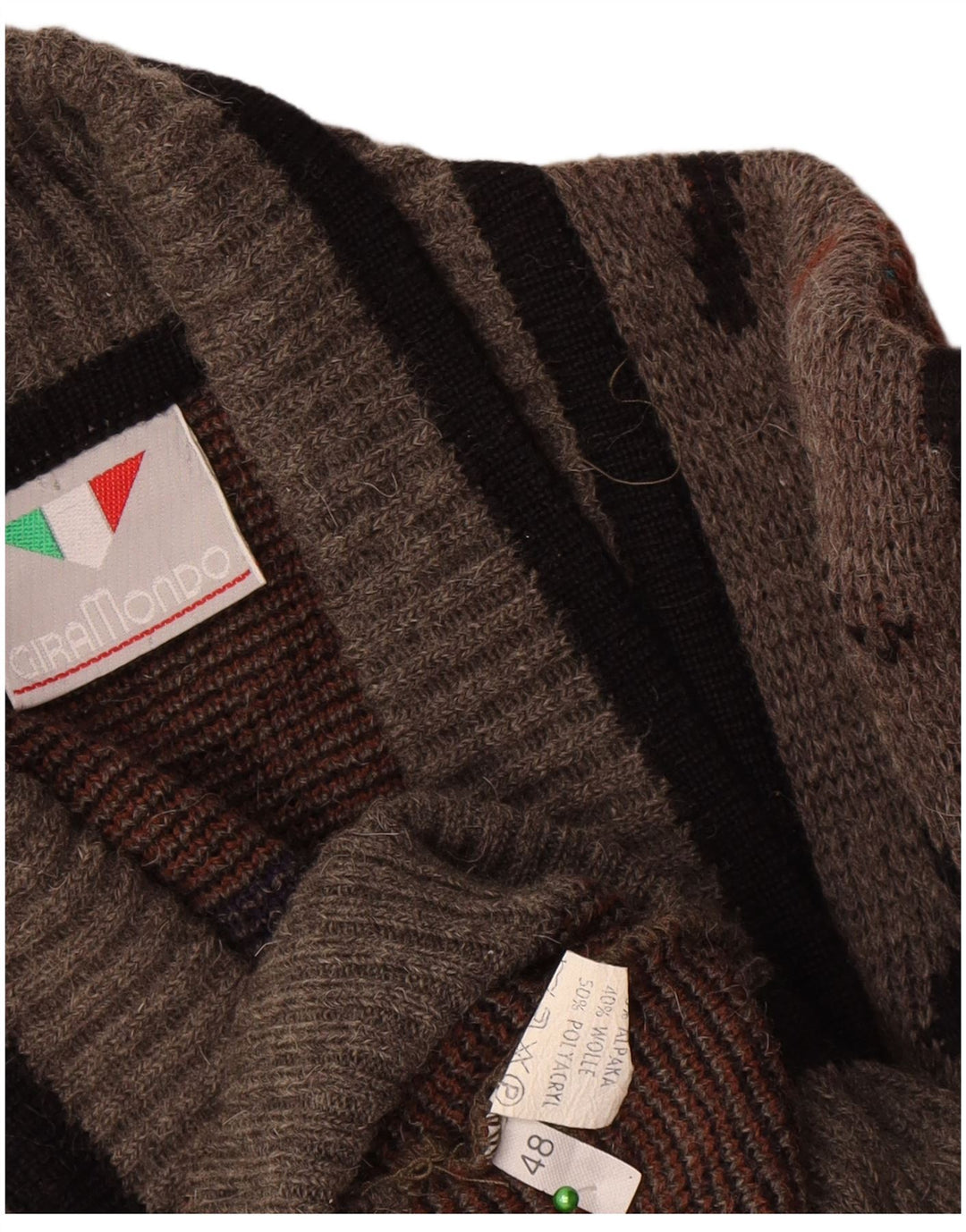 Мужской двубортный кардиган Giramondo IT 48 Medium Grey Geometric