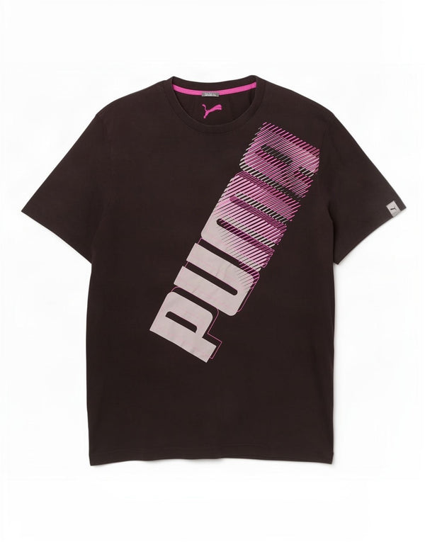 Мужская футболка с рисунком Puma 2XL, черная