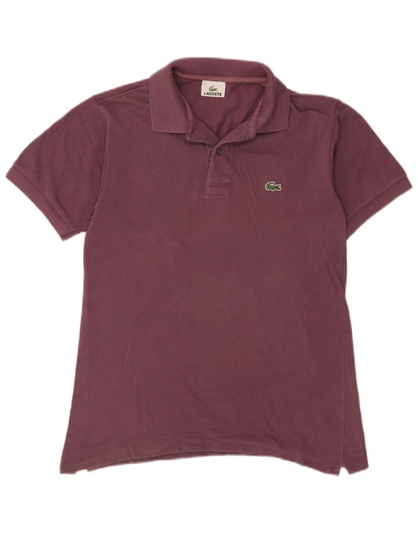 Мужская рубашка-поло Lacoste, размер 2 XS, фиолетовый хлопок