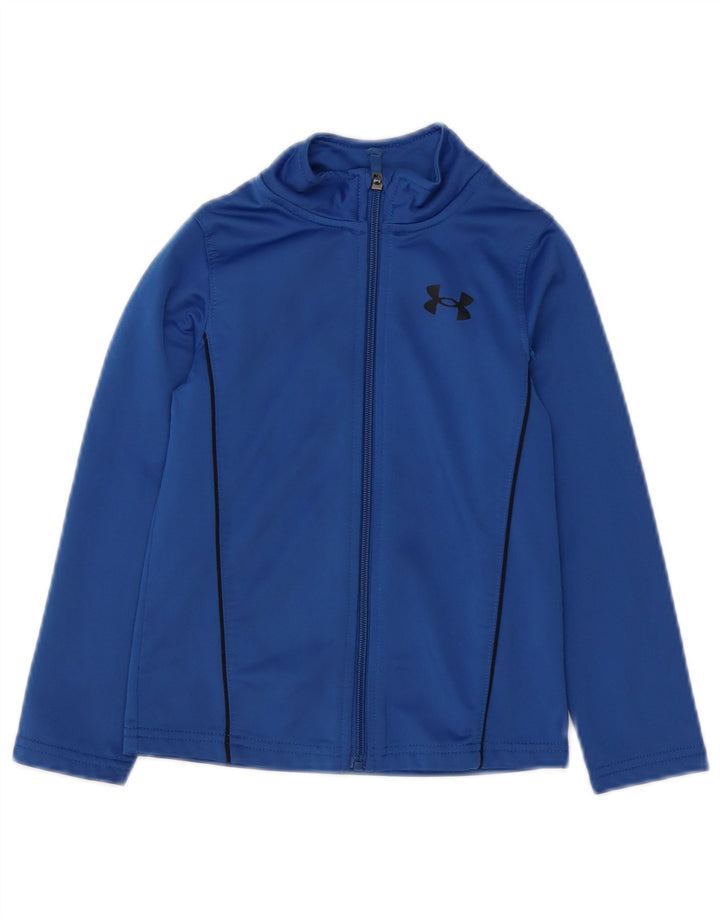 Спортивный костюм Under Armour для мальчиков, верхняя куртка, 4–5 лет, синий полиэстер