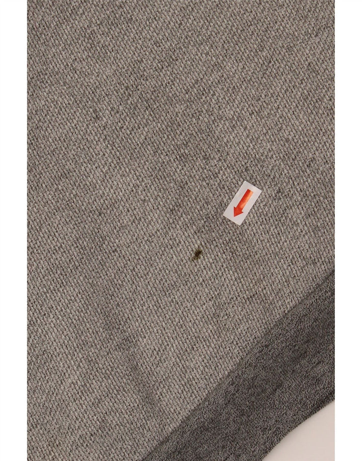 Женский джемпер оверсайз с рисунком WHISTLES UK 8, маленький серый