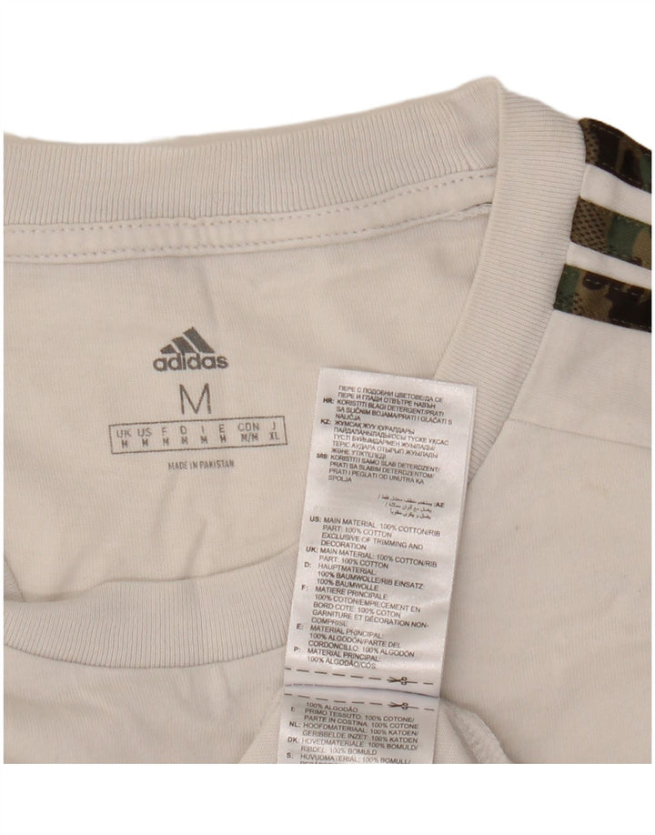 Мужская футболка Adidas Top Medium White Cotton