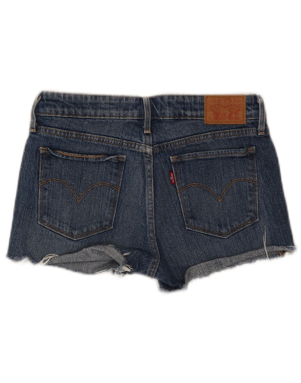 Женские джинсовые шорты Levi's 712 Slim W26, маленькие синие, хлопок