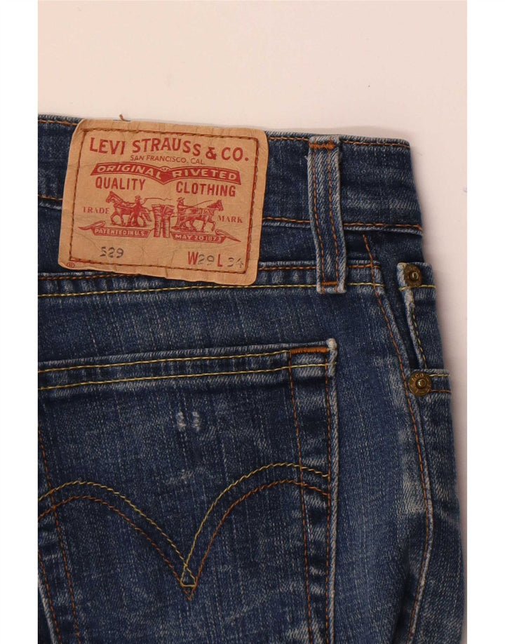 Женские джинсы Levi's 529 Curvy Bootcut W29 L26 синие