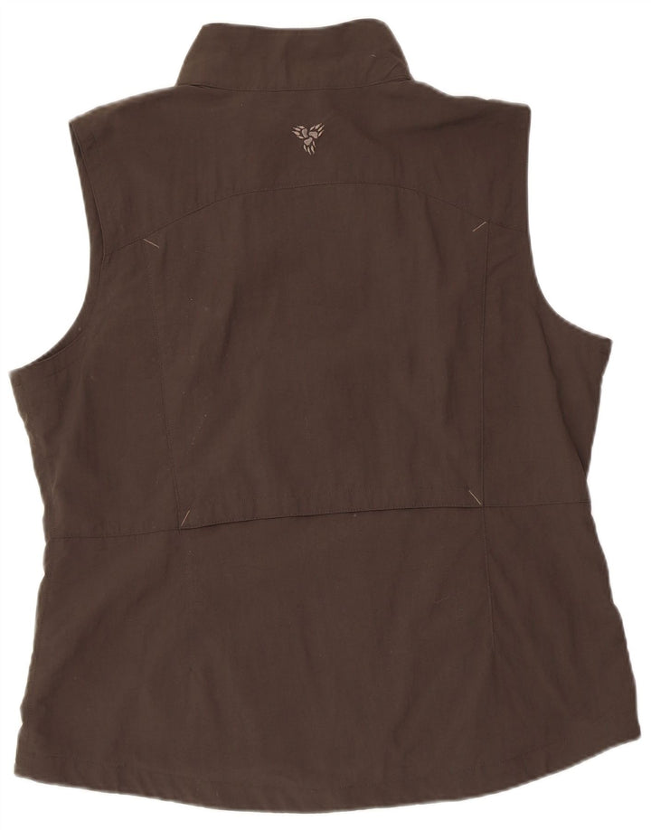 JACK WOLFSKIN Женский спортивный костюм без рукавов, верхняя куртка UK 18/20 XL Серый