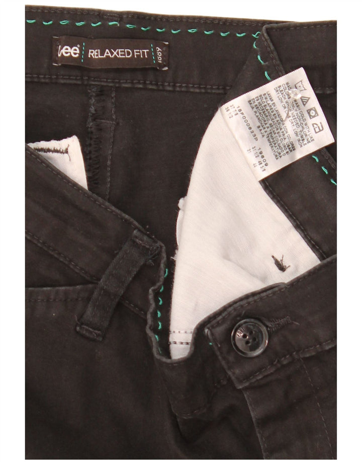 Lee Womens US14 W36 L31 Черный хлопок