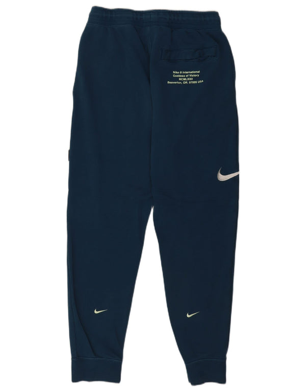 Мужские спортивные брюки Nike Beaverton с графическим принтом, джоггеры, средние, темно-синие