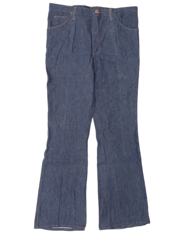 Мужские джинсы Wrangler Bootcut W38 L35 синие, хлопковые в стиле вестерн