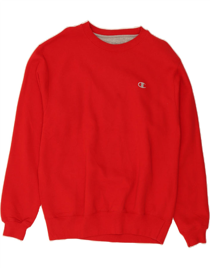 CHAMPION Mens Sweatshirt Jumper Medium Red Cotton Vintage Champion and Second-Hand Champion from Messina Hembry 