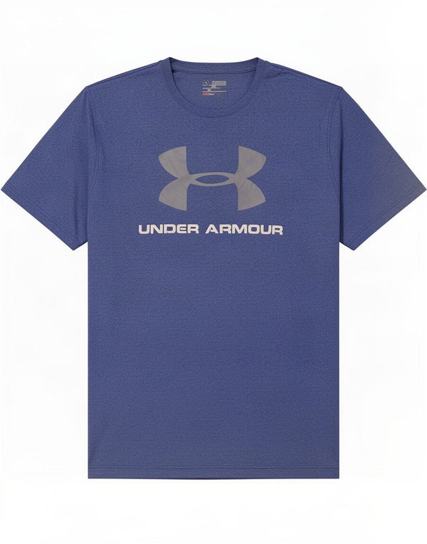Мужская футболка с рисунком Under Armour Heat Gear, топ 2XL, синяя