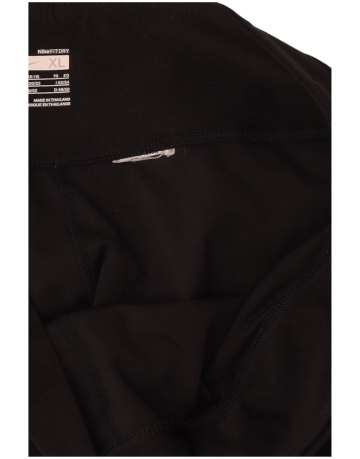 Женские леггинсы-капри Nike UK 20/22 XL, черные