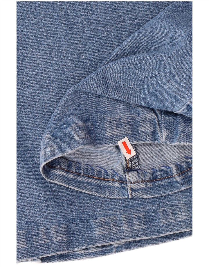 Женские прямые джинсы LEVI'S 414 Classic Fit США 20 3XL W40 L30 Синий хлопок