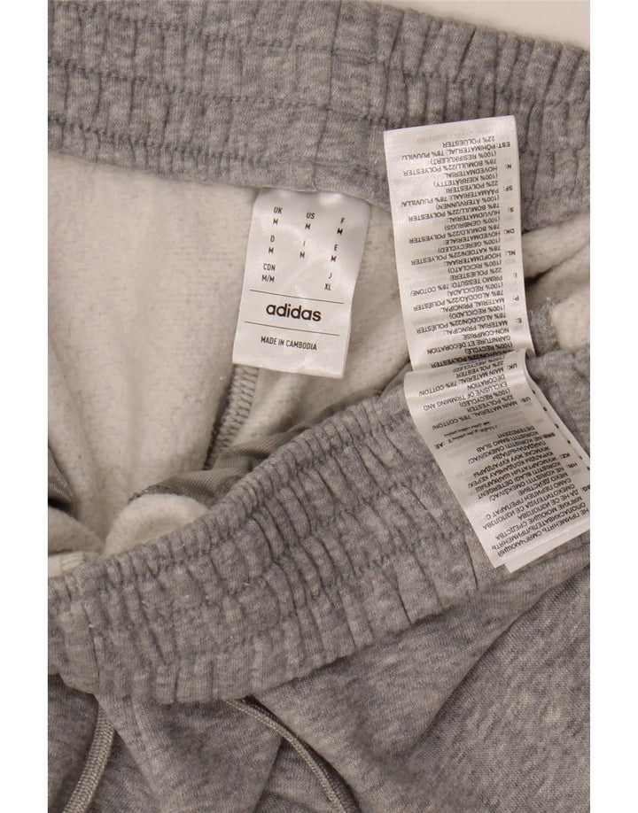 Женские спортивные брюки ADIDAS Joggers UK 14, средний серый хлопок