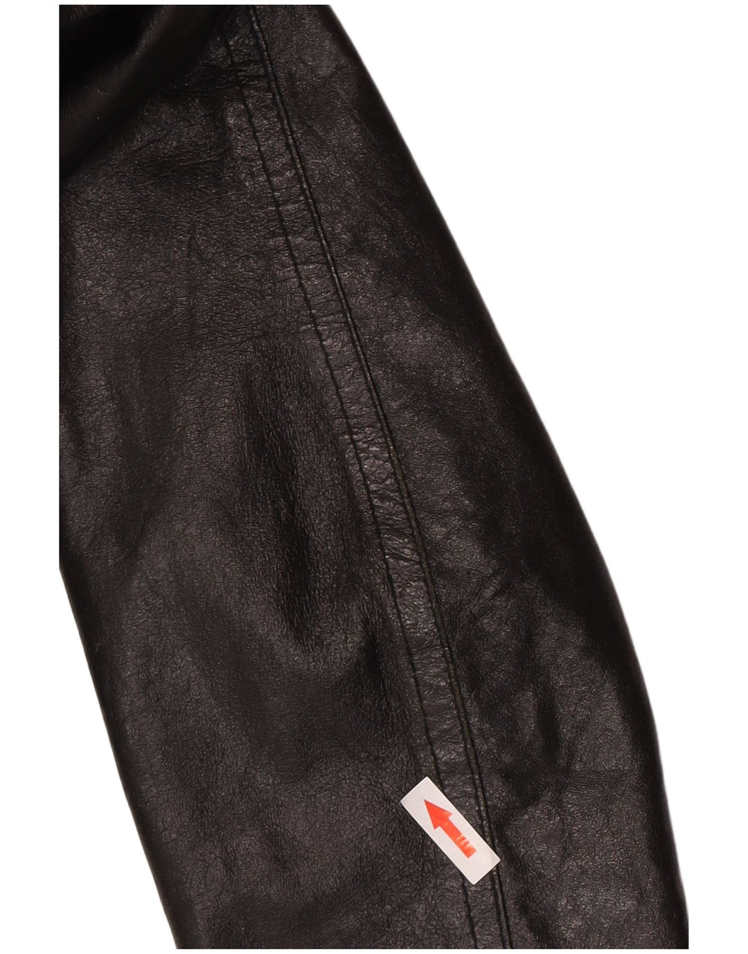 Винтажный женский кожаный бомбер IT 44 Medium Black Leather
