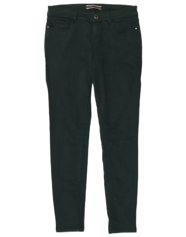 Женские джинсы скинни Massimo Dutti EU 38, маленькие W28 L29, зеленый хлопок