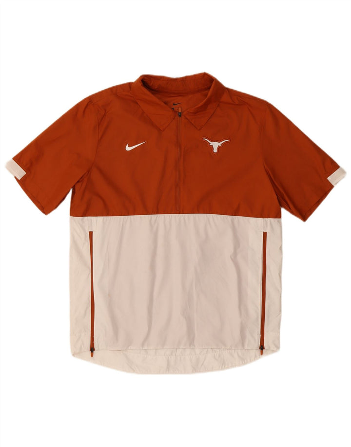 Мужская спортивная куртка Nike Texas Longhorns, средний коричневый цвет с цветными блоками