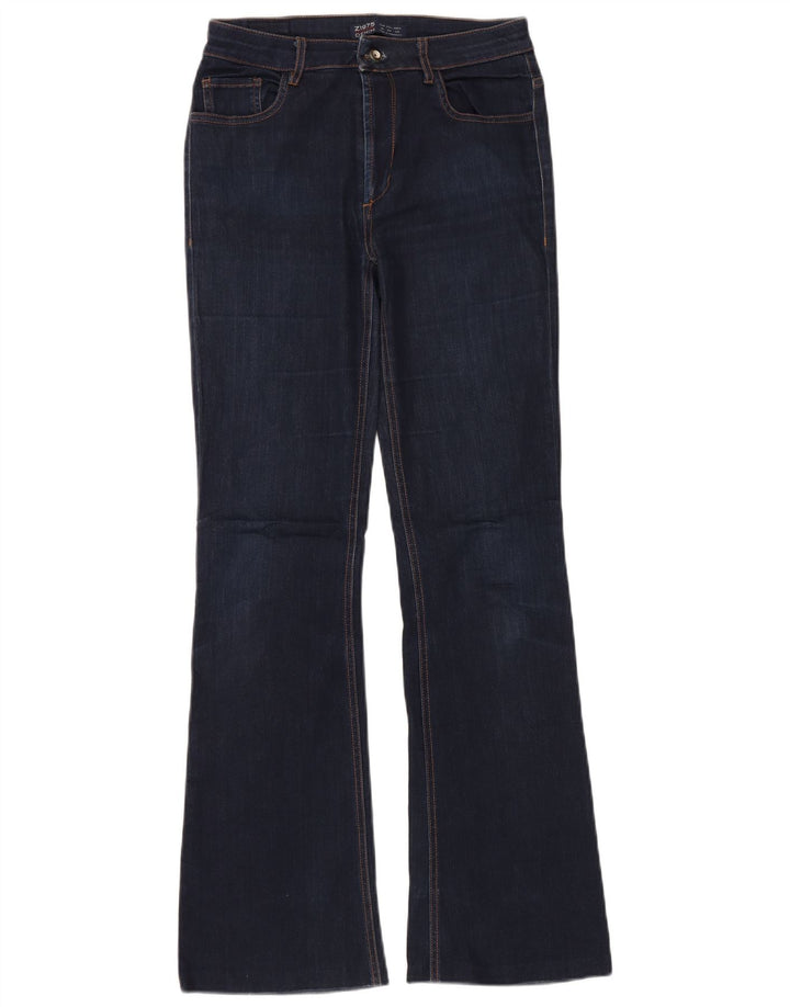 Женские расклешенные джинсы Zara EU 40 Medium W30 L32 Темно-синие