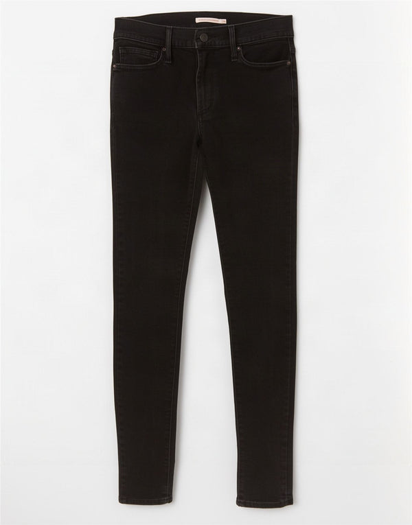 Женские облегающие джинсы Levi's Super Skinny W28 L33, черный хлопок