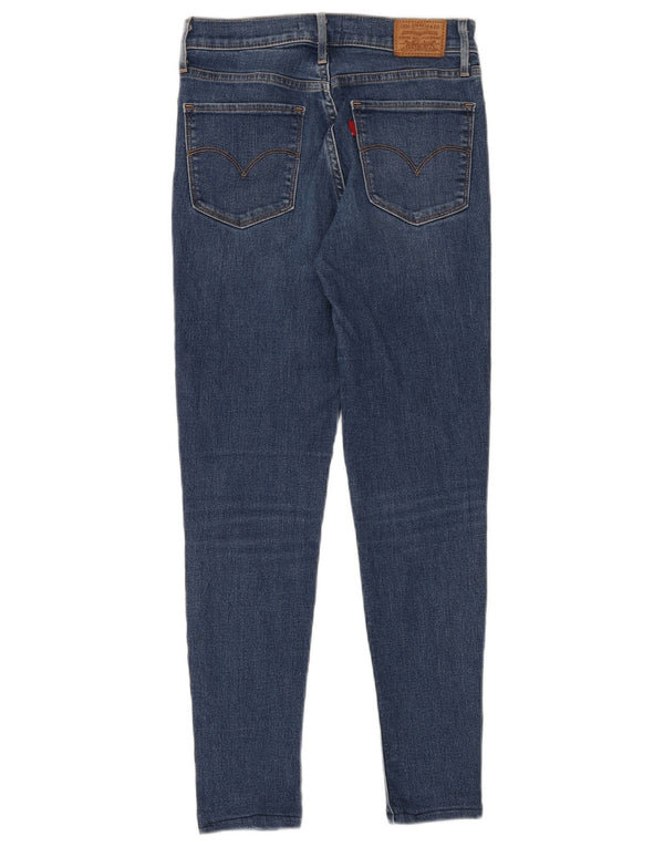 Женские джинсы скинни Levi's 720 с супервысокой посадкой W26 L28, синие, хлопок