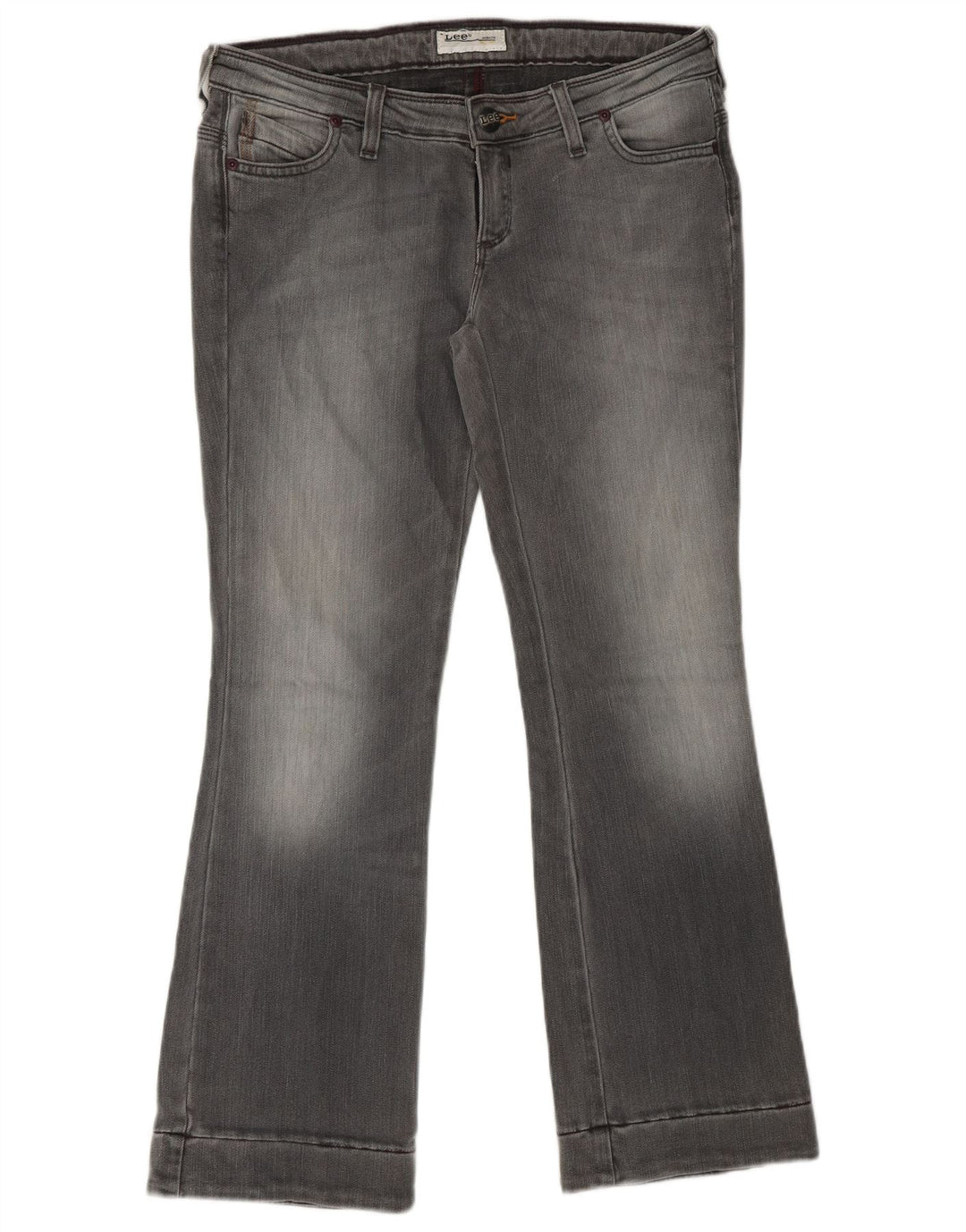 Женские укороченные джинсы LEE Bliss Bootcut W29 L28, серый хлопок