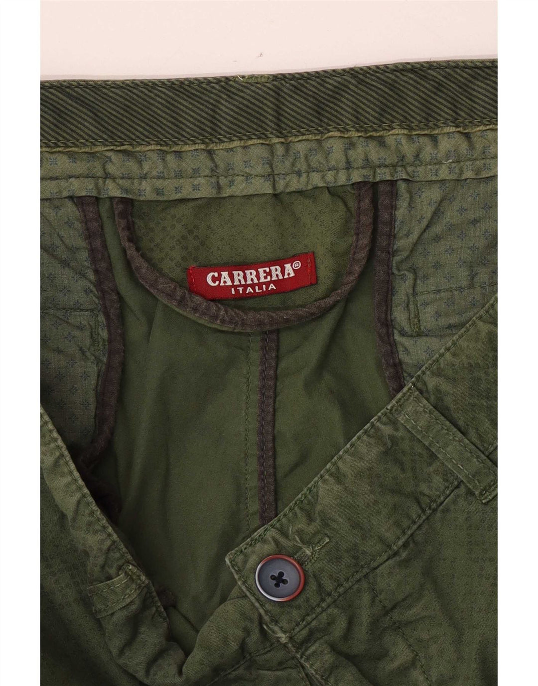 Carrera Мужские шорты-карго Medium W32 Зеленые