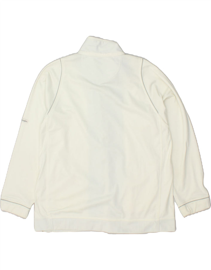 CHAMPION Womens Tracksuit Top Jacket UK 18 XL Off White Polyester Vintage Champion and Second-Hand Champion from Messina Hembry 
