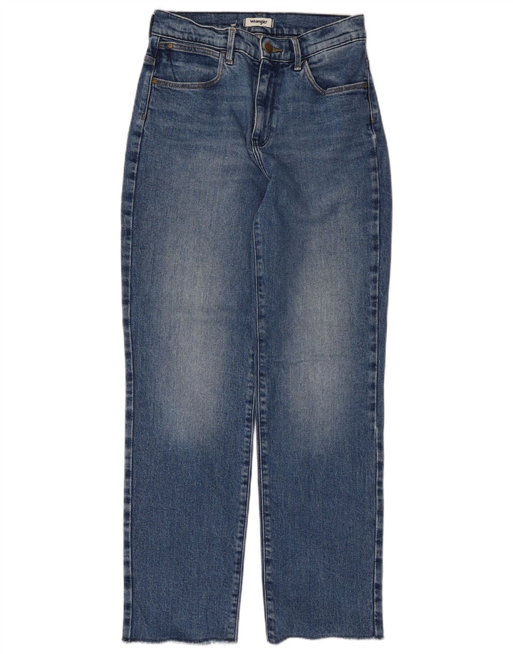 Женские прямые джинсы Wrangler W26 L28 синие, хлопок