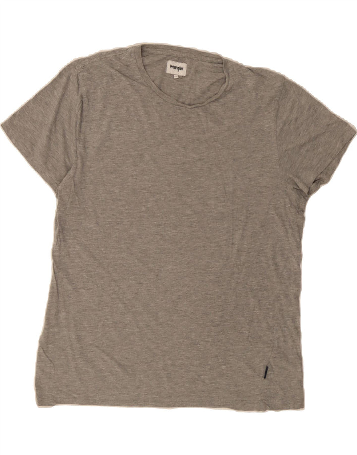 WRANGLER Womens T-Shirt Top UK 16 Large Grey Cotton Vintage Wrangler and Second-Hand Wrangler from Messina Hembry 