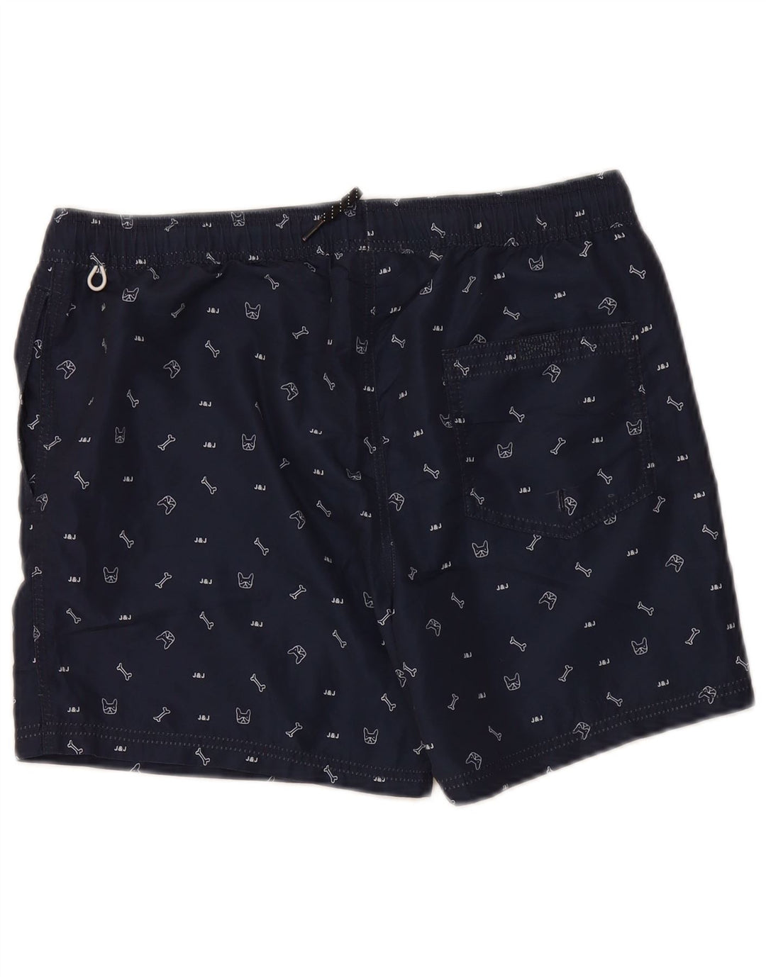 Мужские шорты для плавания JACK & JONES с рисунком, средний темно-синий, полиэстер